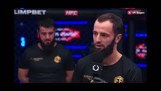 Элберт Боков, слова после яркой победы на HARDCORE MMA. Самый быстрый бой.