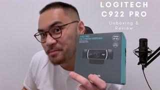 Logitech C922 Pro Webcam (Unboxing and Review!)