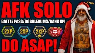 FULLY AFK: UNLIMITED XP IN 2 MINUTES *SOLO* AFK BATTLE PASS TOKENS/UNLIMITED GOBBLEGUMS/BO6 ZOMBIES!