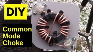 How to Build a Common Mode Choke for the Poor Man's POTA PERformer and other hf ham radio antennas