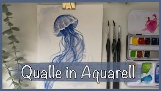 🪼Quallen Tutorial in Aquarell 🪼/ ClaLu Creative