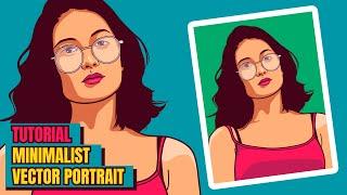 Tutorial How to Create Minimalist Portrait Vector