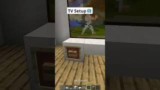 Minecraft TV Setup #shorts