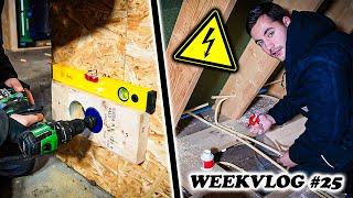 ELEKTRISCHE INSTALLATIE AANLEGGEN - BOUWBAKKERS WEEKVLOG #25