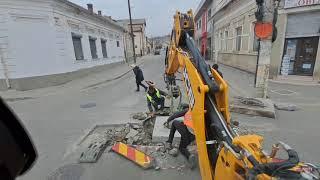 MONTARE CAPAC CANAL BULDO EXCAVATOR JCB 3CX 2024‼️,PUTINE DIFICULTĂȚI