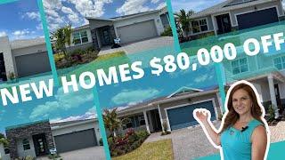 $80K OFF NEW MOVE-IN READY HOMES IN TRADITION PORT ST LUCIE FLORIDA