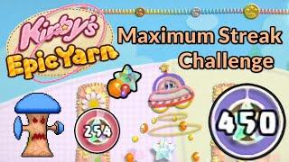 What is the Highest Streak in Kirby's Epic Yarn? - Maximum Streak Challenge