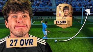 my RTG... but with the WORST PLAYER in FIFA 22! 