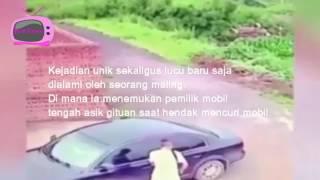 Niatnya mau maling eh malah liat yg punya mobil lagi mesum