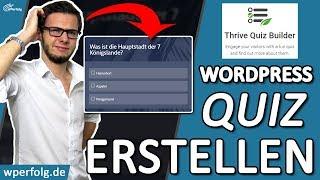 ᐅ TUTORIAL: WordPress QUIZ ERSTELLEN für mehr Leads, bessere Rankings..ᐅBESTES WordPress Quiz PLUGIN