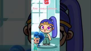 I made Shine from Shimmer and shine in avatar world #avatarworld #shimmerandshine
