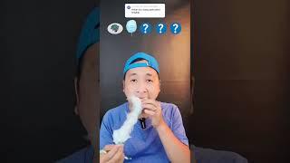 Makanan Biru udah ya, Next Warna apa lagi?? #asmr #mukbang #makansesuaiemoji #bluefood