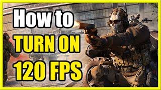 How to TURN ON 120 FPS & 120 HZ Mode in WARZONE 2 on PS5 (Easy Tutorial)