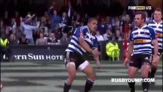 Juan De Jongh scores great try vs Sharks, celebrates with Gangnam Style