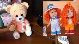 Как рождаются игрушки.Легко и просто))) Knitted toys.