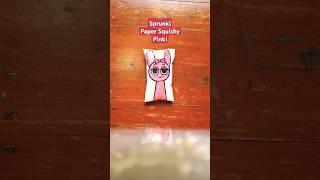 DIY Sprunki Paper Squishy Pinki #sprunki #papersquishy #squishy #diy #diycrafts #pinki #papercraft