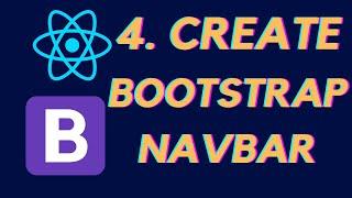 Create a Bootstrap navbar in ReactJS | Bootstrap navbar