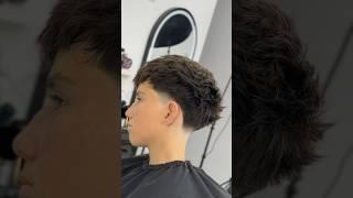 The Haircut: Textured Blowout Taper #taper #texturedtop #blowouttaper #texturedfringe #asianbarber