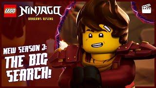 NEW Season 3 Story Trailer  | The Big Search! | LEGO NINJAGO®: Dragons Rising