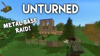 Unturned | Metal Base Raid! (PVP Survival)