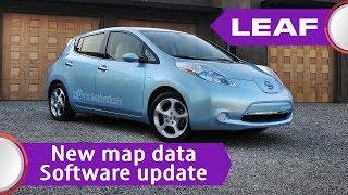 Nissan Leaf (2011-2015) new maps of Australia, New Zealand, Europe, firmware update Xanavi.it.