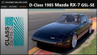 D-Class '85 Mazda RX-7 GSL-SE Setup | Forza Motorsport