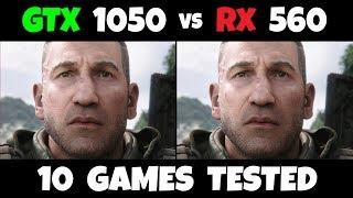 GTX 1050 2GB vs RX 560 4GB | 1080p 10 Games Tested 2019