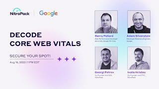 Improve Core Web Vitals and Real-User Experience (Webinar with Google and NitroPack)