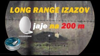 Hatsan AT44-10 LONG RANGE izazov jaje na 200 m