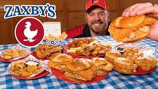 Zaxby's Signature Chicken Sandwich Menu Challenge!!