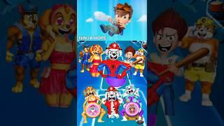 PAW Patrol:  - Zuma - Skye   Marshall - Ryder  Chase - Rocky Tiles Hop EDM Rush  #737