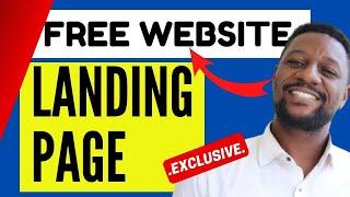 HOW TO CREATE A FREE WEBSITE WITH GOOGLE SITES | LANDING PAGE TUTORIAL 2023