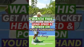 The Secret to Unlocking Explosive Forehand Power (Pro Players Do This!) #tennis #tennisplayer