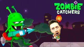  Обновили экипировку в ZOMBIE CATCHERS прохождение Ловцы зомби Игра как мультик для детей Жестянка