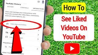 How To See Liked Videos On YouTube (2023) | How To Find Liked History On YouTube Videos