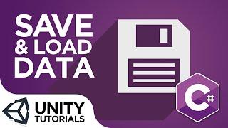 C# Lesson: How To Save & Load Game Data on a Local Device  [Intermediate Tutorial - Unity 2019]