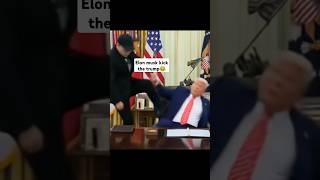 "Elon Musk Kicks Trump Out of His Chair! #funny #ai #memes #trending #shorts #trump #viralshorts