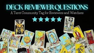 #tarotreviewerquestions A tarot community tag for reviewers and watchers