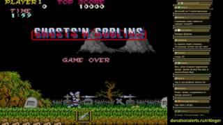 [Arcade] Ghosts'n Goblins Live stream by Chinger (very hard)