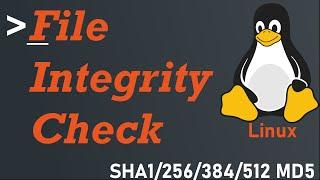 File Checksum & Integrity Check on Linux - File Security [Hash SHA-1/256/384/512/MD5] (Ubuntu)