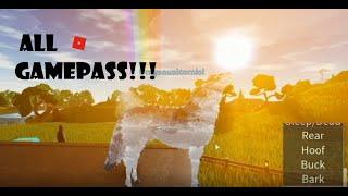 ALL GAMEPASS!!! Roblox Horse World