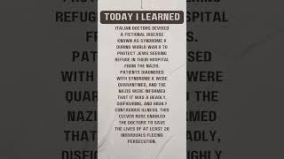 Syndrome K: The Ingenious WWII Ruse That Saved Lives! ️ | Defying Nazi Persecution
