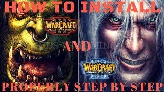 How To Install Warcraft 3 Reign Of Chaos And Frozen Throne In Windows 10 New 2018  | Kids Vs Gaming