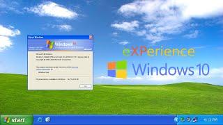 Windows eXPerience - Windows 10 transformed into Windows XP