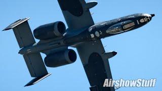 Special "Black Mamba" A-10 Warthog Demo and Heritage Flight - Terre Haute Airshow 2024