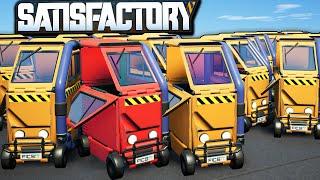 I Let 100 Factory Carts Loose in Satisfactory... and I Regret Everything.