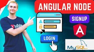 Angular Node MySQL Login System - Signup