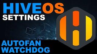 HiveOS Settings, Auto Fan, Hashrate WatchDog Explained | GPU Mining