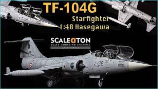 TF-104G Starfighter Italian Air Force Scale Model Aircraft PART 2