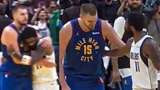 Kyrie Irving Hugged a Downcast Nikola Jokic after a Loss, Here’s How Jokic Reacted Nuggets-Mavericks